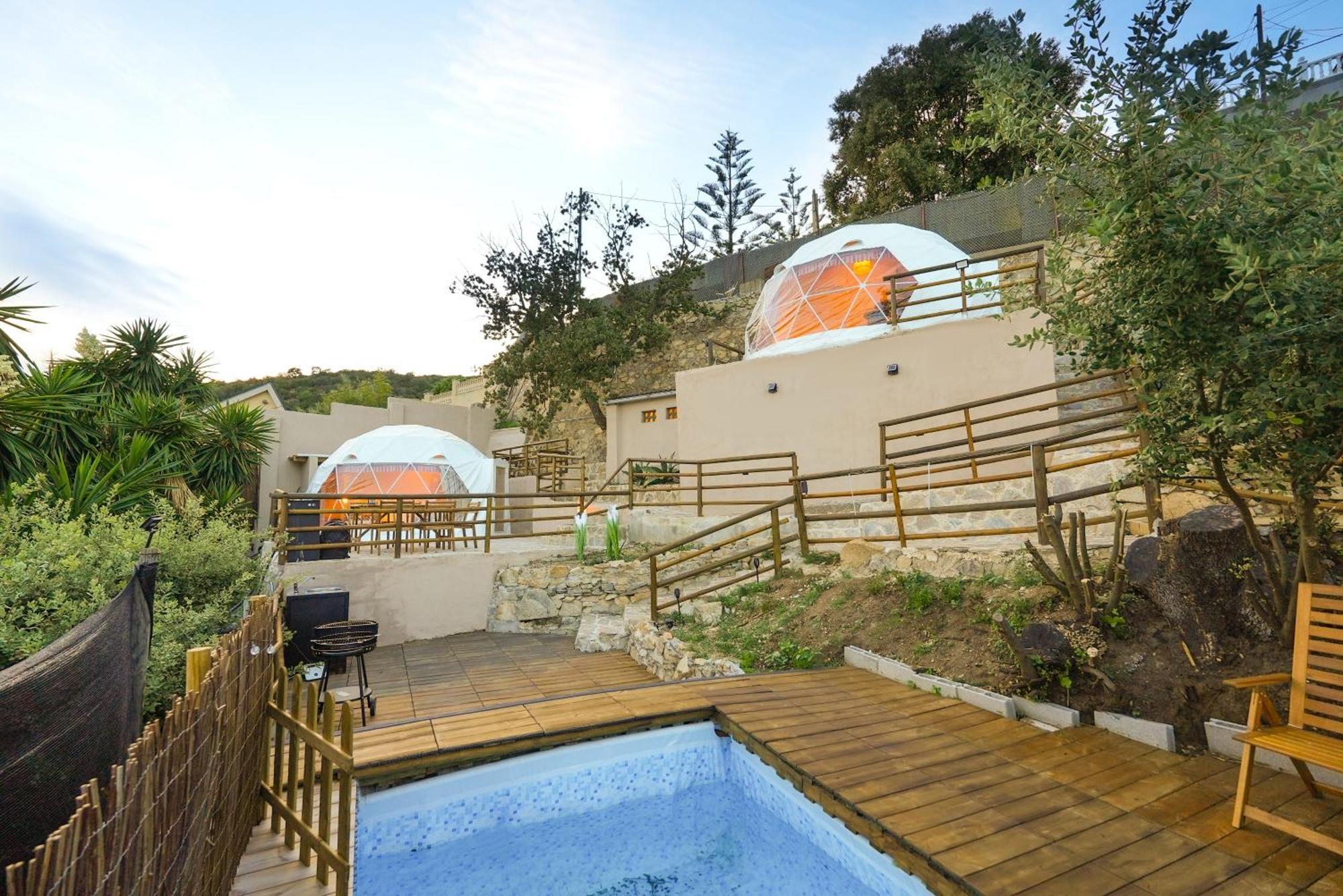 Aaa View Private Terrace Outdoor Heated Hot Tub Family Fun Villa Badalona Eksteriør bilde